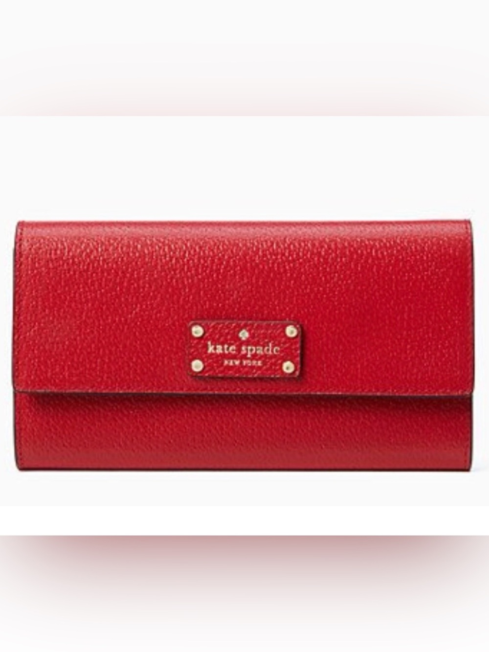 NWT~KATE SPADE~Wellesley Jean Embossed Leather Wallet